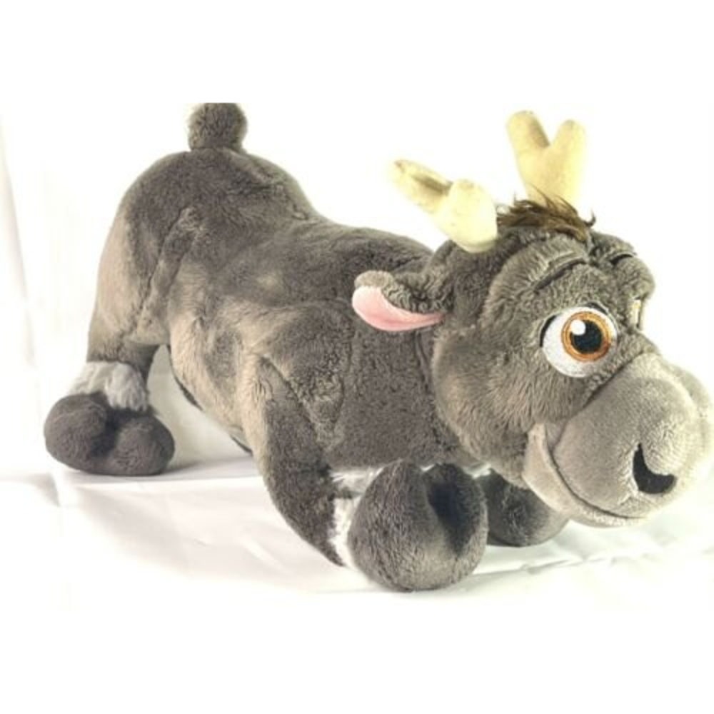 Disney Store Frozen Sven Plush 11" Stuffed Animal Moose Grey Authentic 🦌❄️